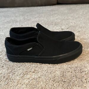 Vans Classic Black Slip-On Sneakers